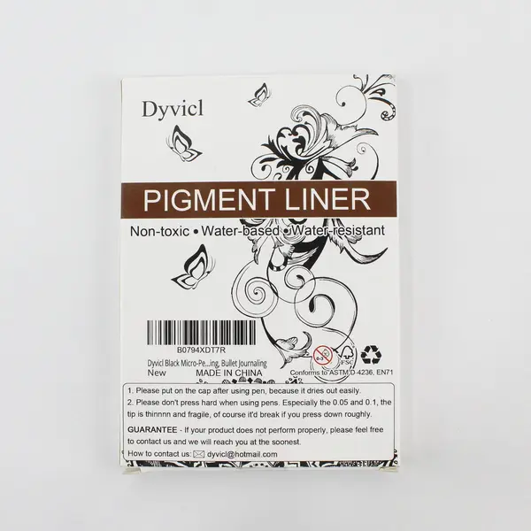 Dyvicl Fineliner Pens STA, Black Pigment 9 Pieces in Box 