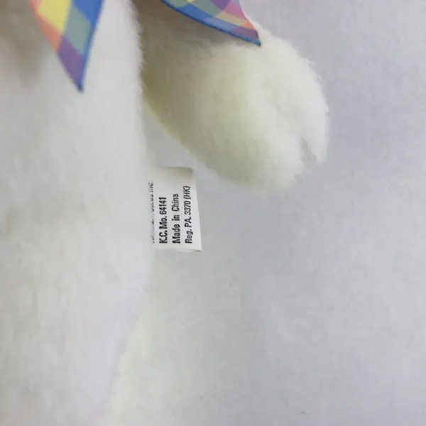 Hallmark White Easter Bunny Rabbit Stuffed Animal 10"