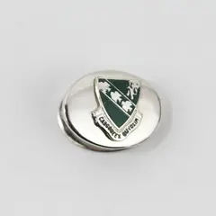 Cargoneek Guyoxim 147th Regiment Green Enamel Silver-Tone Clip