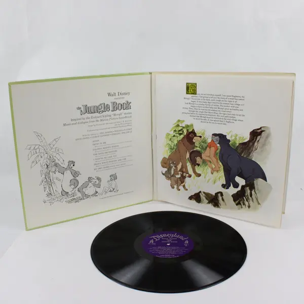 Walt Disney The Jungle Book Storybook LP Set ST-3948 Disneyland