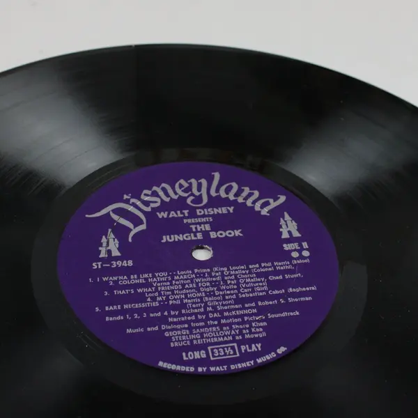 Walt Disney The Jungle Book Storybook LP Set ST-3948 Disneyland