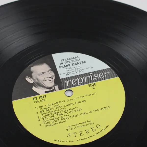 Frank Sinatra Strangers In The Night 12" Vinyl Record 
