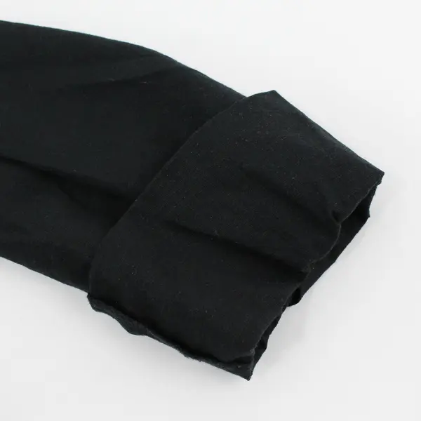 Kathy Ireland Women's Large Black Stretch Button Up Cropped Jacket