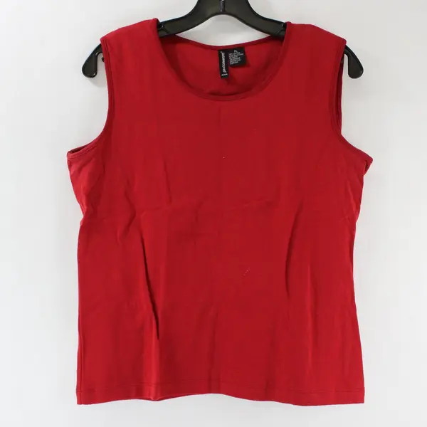Jason Maxwell Red Sleeveless Pullover Vest Size PL