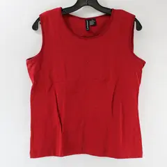 Jason Maxwell Red Sleeveless Pullover Vest Size PL