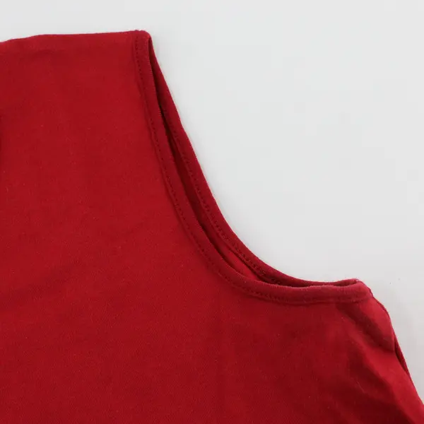 Jason Maxwell Red Sleeveless Pullover Vest Size PL