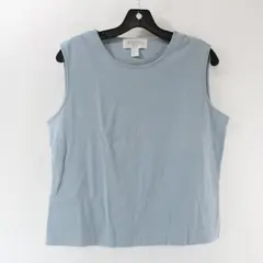 Casual Corner Annex Light Blue Tank Women Size L Petite Sleeveless