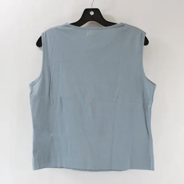 Casual Corner Annex Light Blue Tank Women Size L Petite Sleeveless