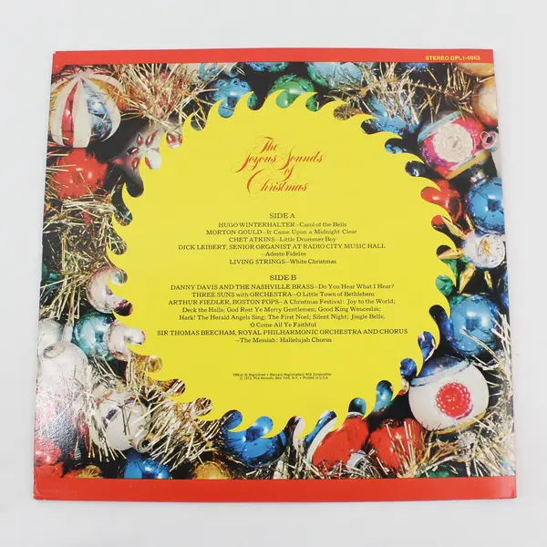 RCA Special Products The Joyous Sounds of Christmas 12" Vinyl Record