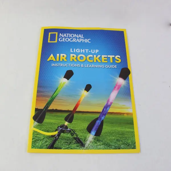National Geographic Light-Up Air Rockets STEM Toy Foot Pump S110