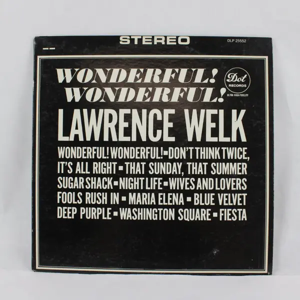 Lawrence Welk Wonderful Wonderful 12" Vinyl LP Record