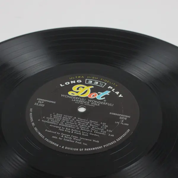 Lawrence Welk Wonderful Wonderful 12" Vinyl LP Record