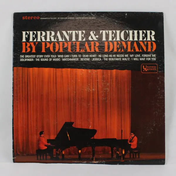 Ferrante & Teicher By Popular Demand 12" Vinyl LP UAS 6416