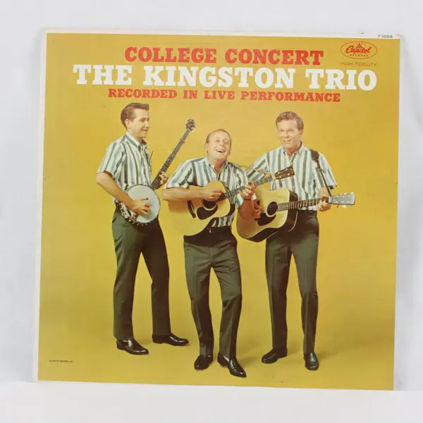The Kingston Trio College Concert Recorded In Live Performance 12" Vinyl Record