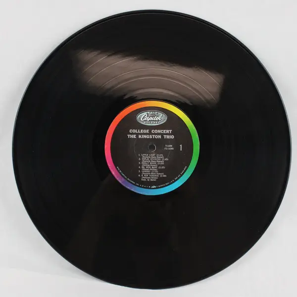 The Kingston Trio College Concert Recorded In Live Performance 12" Vinyl Record