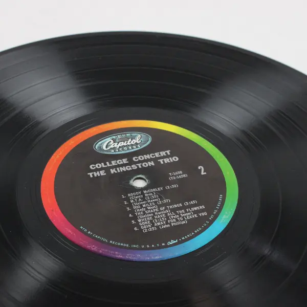 The Kingston Trio College Concert Recorded In Live Performance 12" Vinyl Record