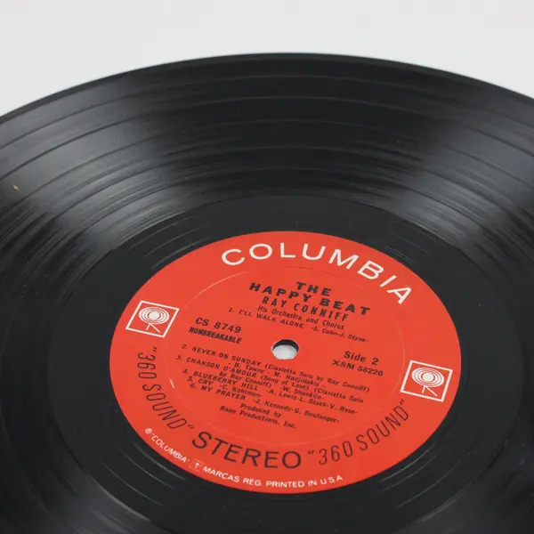 Ray Conniff His Orchestra And Chorus - The Happy Beat 12" Vinyl Record