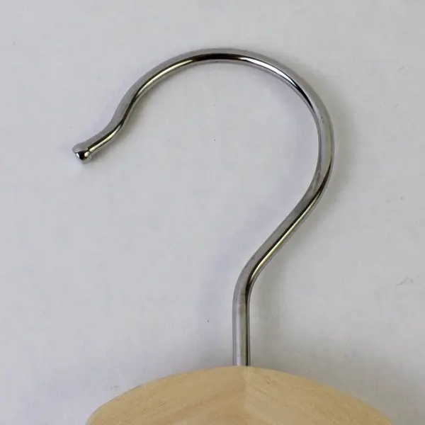 Lot of 5 Wooden Clothes Hangers with Pants Bars