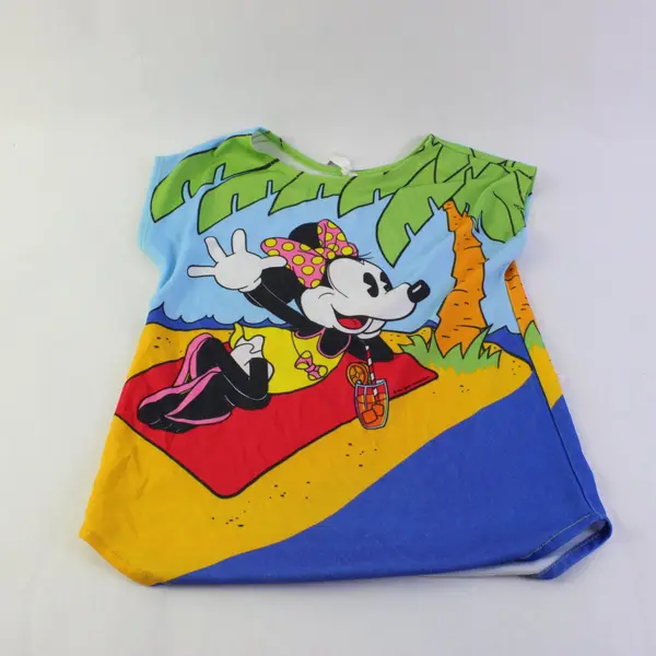 Vintage Disney Mickey and Minnie Mouse Beach Coverup Girls' Size Medium