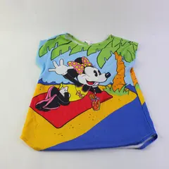 Vintage Disney Mickey and Minnie Mouse Beach Coverup Girls' Size Medium