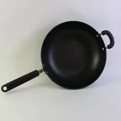 The Pampered Chef Hard-Anodized Nonstick Wok Pan 12" NO LID