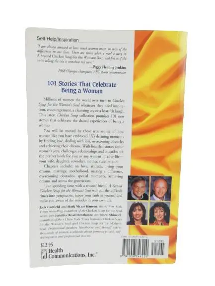 A Second Chicken Soup For The Woman's Soul HCI 1996 Jack Canfield  PB