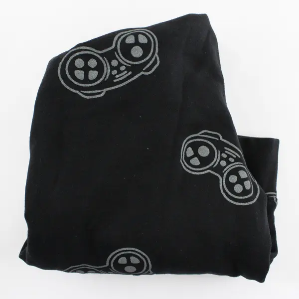 Old Navy Black Controller Zip Up Hoodie Boys Size S (6-7)