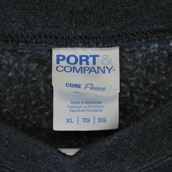 Port & Company AGAPE Youth Camp Dark Grey Crewneck Sweatshirt Men's XL