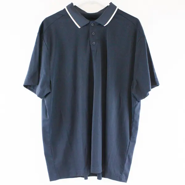 Old Navy Mens Active Tennis Polo Shirt XL Cloudmotion Navy White