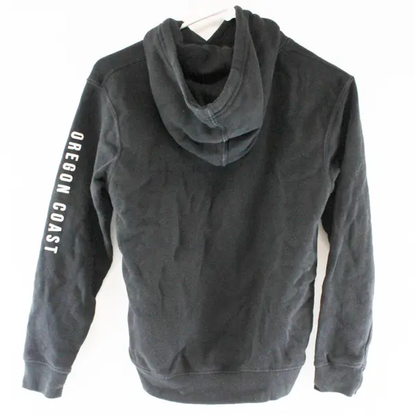 Lone Rock Clothing Black Hoodie Rainbow Octopus Oregon Coast Unisex YM 