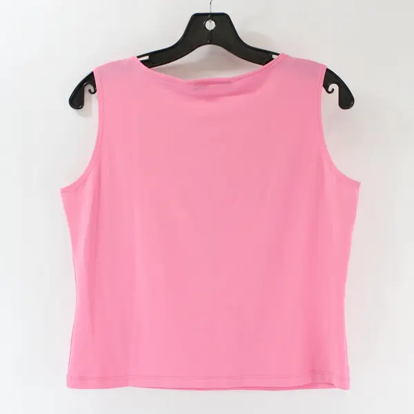 Baranda Pink Wide Strap Tank Top Women's Size Petite Large