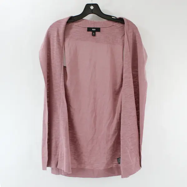 Mossimo Pink Sleeveless Open Front Knit Cardigan Women's S