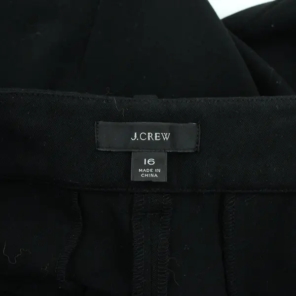J. Crew Black Slacks Women's Size 16