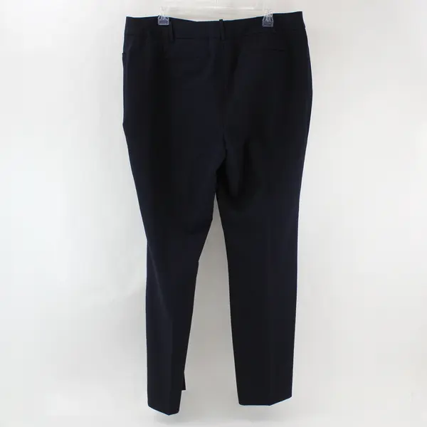 Worthington Perfect Trouser Navy Blue Curvy Fit Women's Pants Size 16