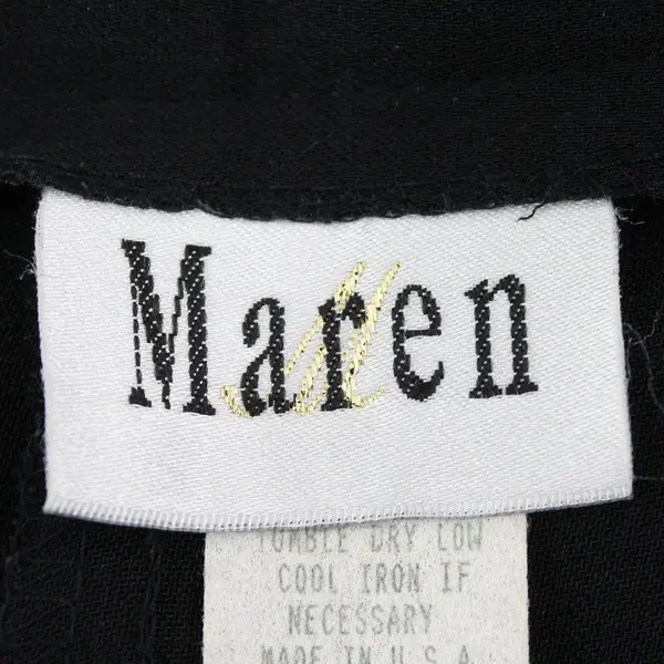 Maren Black High Waisted Slacks Women's 12