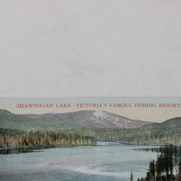 Lot of 2 Strathcona Hotel Shawnigan Lake Victoria BC Postcards