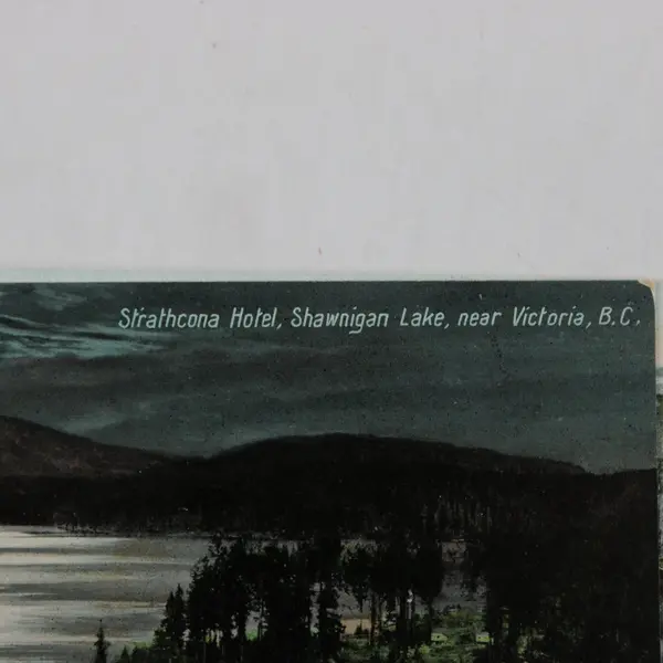 Lot of 2 Strathcona Hotel Shawnigan Lake Victoria BC Postcards