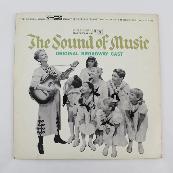 Original Broadway Cast Mary Martin The Sound of Music 12" Vinyl Record