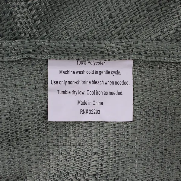 Josie Accessories Sage Green Woven Rectangular Tablecloth 60"x100"