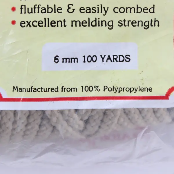 6mm Bonnie Braid Macrame Cord Yarn 100yd Roll DIY Crafts Sealed Tan Color