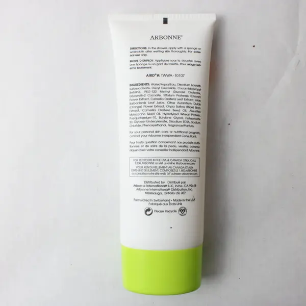 Arbonne F.Y.I. Wash & Wear Ambitious Body Wash 7 Oz NEW