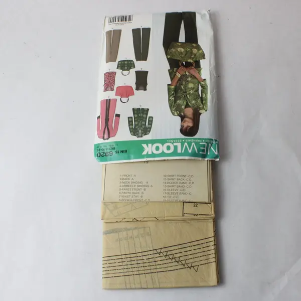 New Look Pattern 6920 Women's Outfit Set Size A 10-22 UNCUT