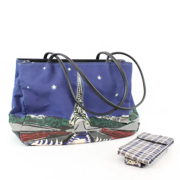 Bueno Beaded Eiffel Tower Shoulder Bag Purse