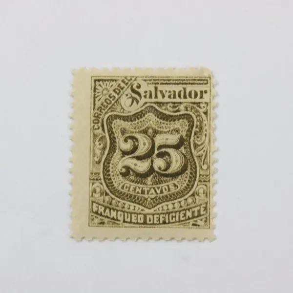 Lot Of 10 El Salvador Postage Due Stamps 1890s Mint Hinged