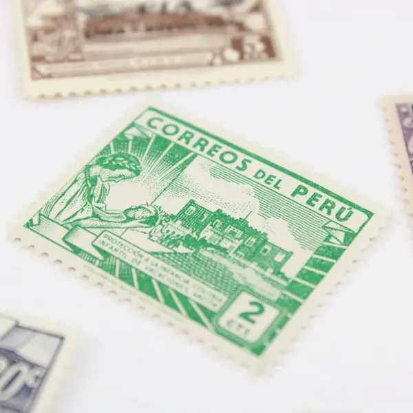 Lot Of 6 Stamps Peru El Salvador Venezuela Mint Hinged 1920s-1950s