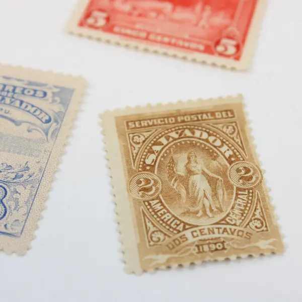 Lot of 6 Used Stamps Guatemala El Salvador Venezuela 1890s-1960s