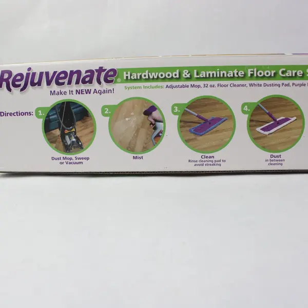 Rejuvenate Hardwood Laminate Floor Care System Mop Cleaner Pads New