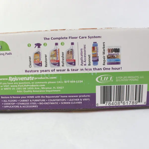 Rejuvenate Hardwood Laminate Floor Care System Mop Cleaner Pads New