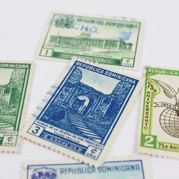 Lot Of 7 Dominican Republic 1948-49 Stamps Used