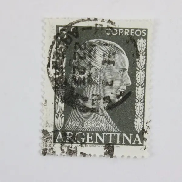 Lot Of 10 Argentina 1952 Eva Peron Stamps Used